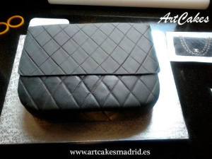 tarta bolso fondant chanel blog artcakes 3