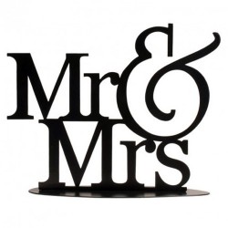 TOPPER METALICO Mr&Mrs,tartas de boda, Decora