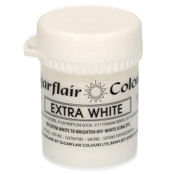 colorante blanco extra, sugarflair