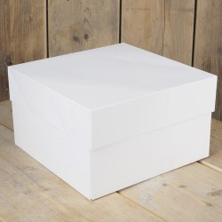 Caja para tartas BLANCA 40x40x15 cm