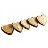 Set galletas san valentin Silikomart, cortante corazon, moldes silicona con abecedario, galletas chocolate