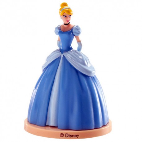 Figura de plastico Princesa Cenicienta Disney, decoracion de tartas
