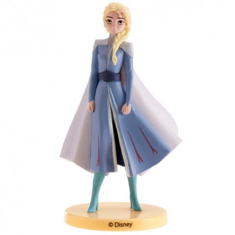 Figura de plastico Elsa Frozen II, decoracion de tartas