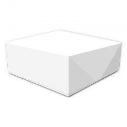 Caja para tartas BLANCA 28x28x11 cm