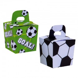 Caja dulces y caramelos, balones futbol, Decora