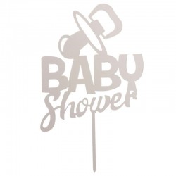 Topper tarta Baby shower 16x10 cm