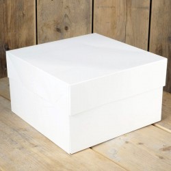 Caja para tartas BLANCA 22x22x15 cm