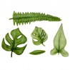 Molde silicona hojas tropicales, Karen Davies