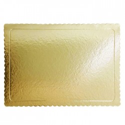 Base rectangular Oro 25x35 cm