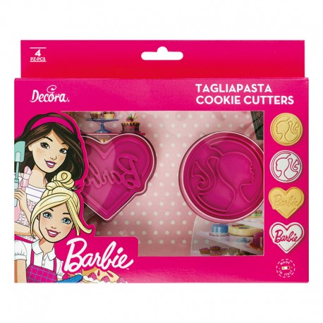 Cortantes y sellos Barbie, Decora