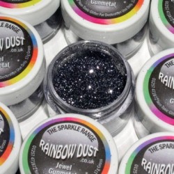 Sparkles Jewel Gunmetal Rainbow Dust