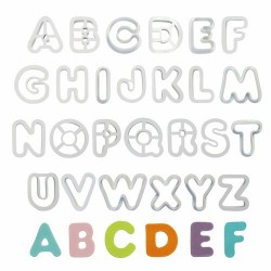 Cortante Letras alfabeto 26u